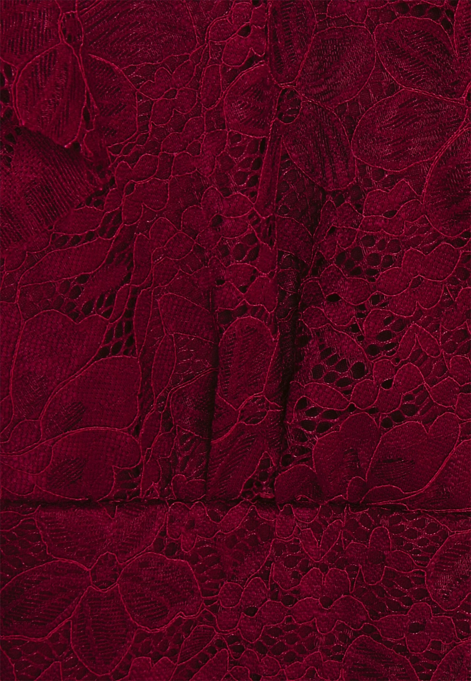 Double Frill Dress - Cocktailjurk - Wine 3 Double Frill Dress - Cocktailjurk - Wine - Afbeelding 3