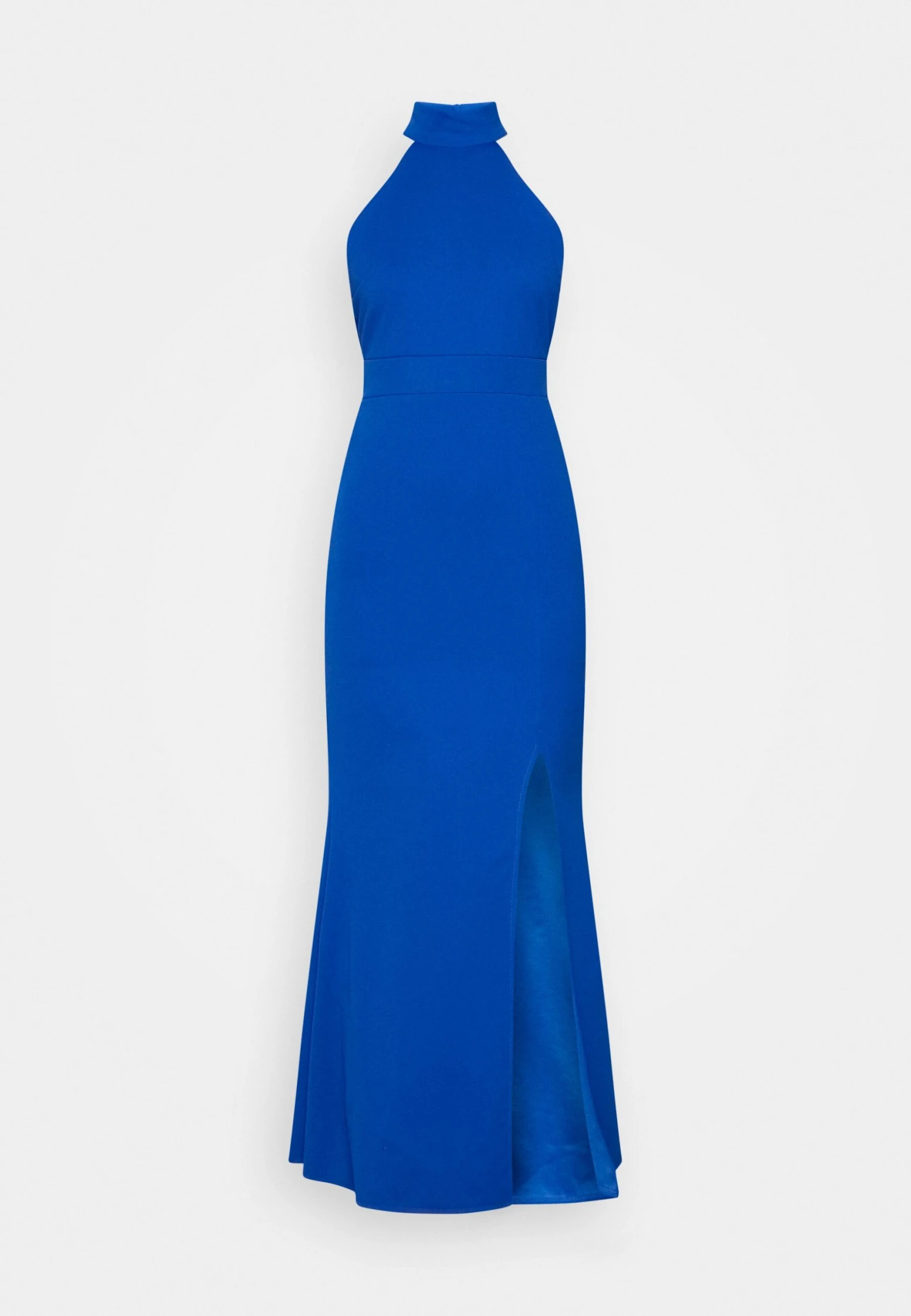 Wal G Halter Neck Maxi Dress - Galajurk - Electric Blue 5 Wal G Halter Neck Maxi Dress - Galajurk - Electric Blue - Afbeelding 5